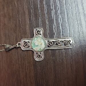 Roman glass cross